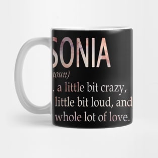 Sonia Girl Name Definition Mug